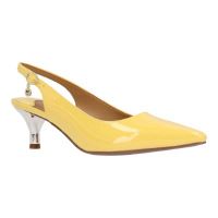 Front view of Ferryanne SOFT YELLOW PATENT