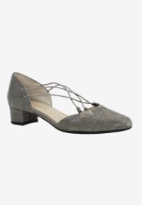 j. renee charlotte glitter dress pumps J. Renee Aleksa Glitter Embellished Fabric Mesh Slingback Kitten Heel Dress Pumps