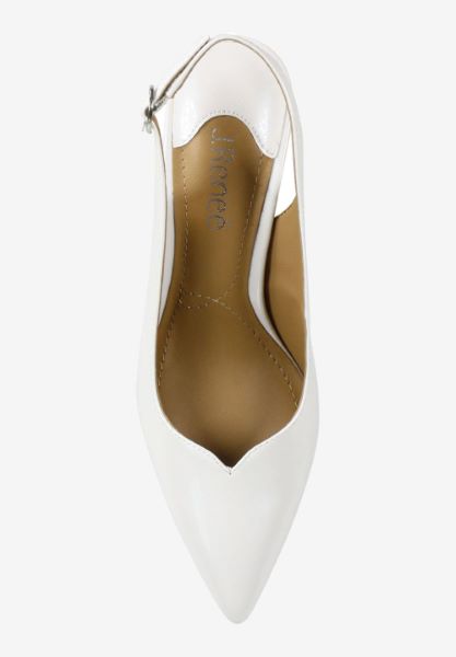 Top view of Belamie White Pearl Patent