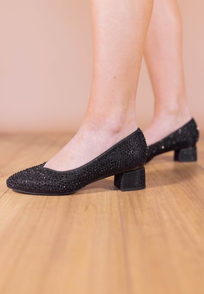 Lifestyle image of Bielle BLACK GLITTER/STONES