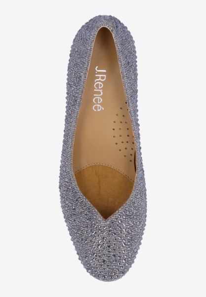 Top view of Bielle PEWTER GLITTER/STONES