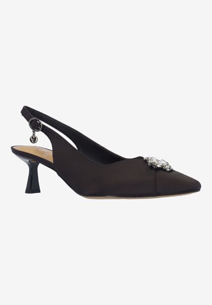Front view of Brivella BLACK SATIN