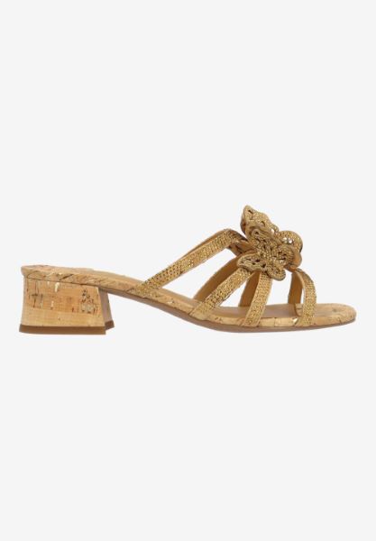 Right side view of Butafly NATURAL/GOLD CORK