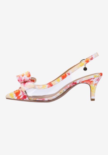 Left side view of Calista CLEAR/WARM MULTI FABRIC