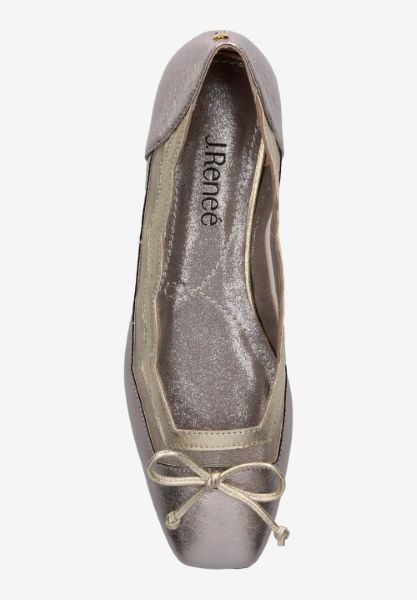 Top view of Codda TAUPE/GOLD MET. NAPPA