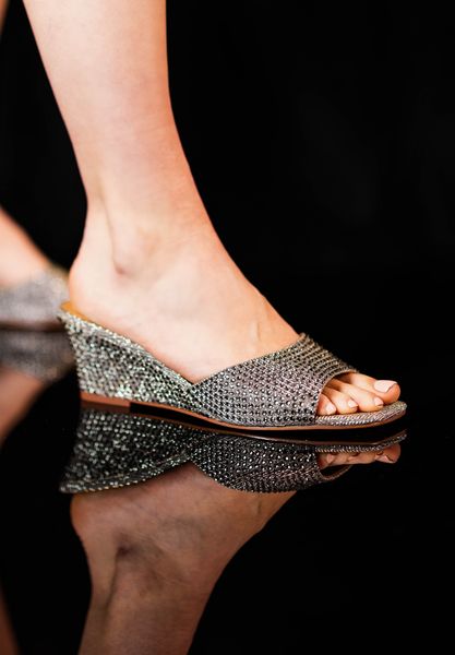 Lifestyle image of Coralie PEWTER GLITTER/STONES
