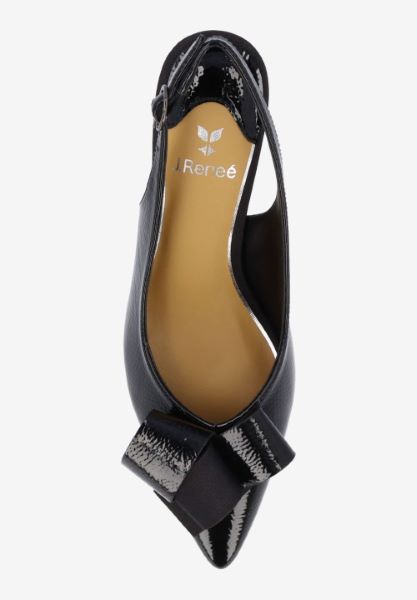 Top view of Delara BLACK PATENT