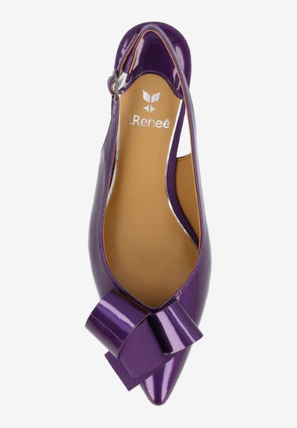 Top view of Delara PURPLE PATENT