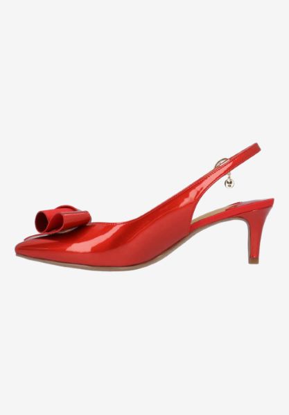 Left side view of Delara RED PATENT