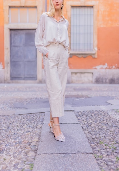 美品 Rene パールビーズショートボレロ ホワイト サイズ38*CD1098 René - Rene ルネ ボレロ ショート丈 白の通販 by piyo's shop｜ルネ