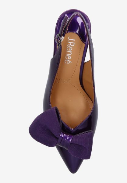 Top view of Devika PURPLE PATENT