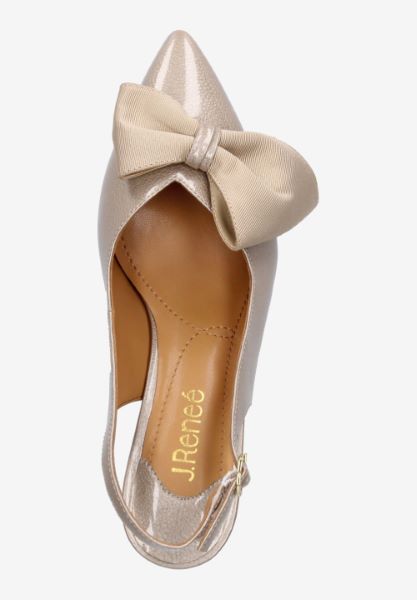 Top view of Devika TAUPE PATENT