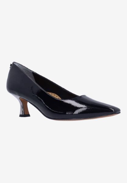 Front view of Ellsey BLACK PATENT