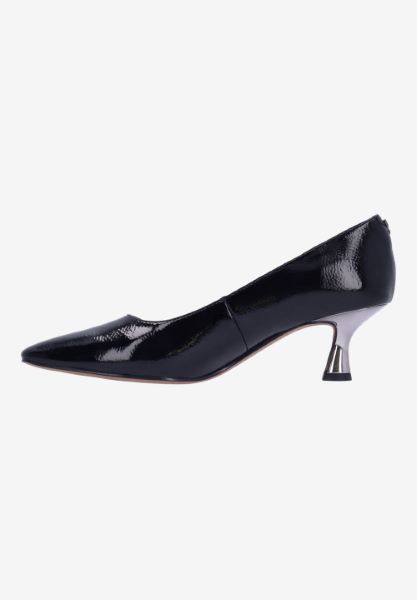 Left side view of Ellsey BLACK PATENT