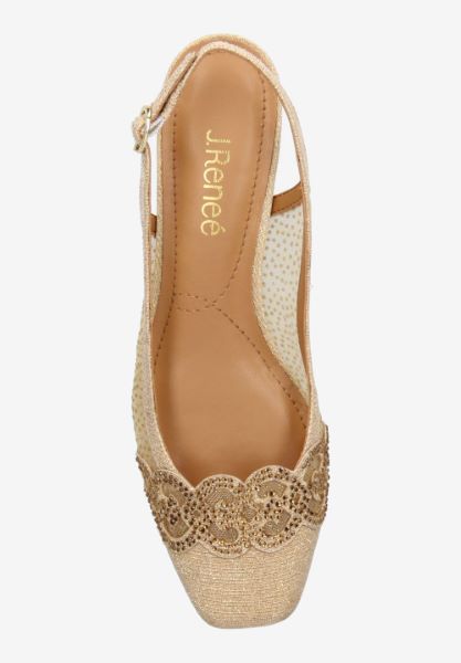Top view of Faleece GOLD GLITTER/MESH
