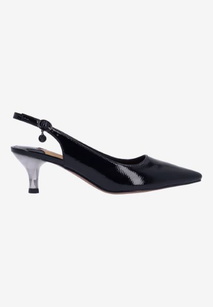 Right side view of Ferryanne BLACK PATENT