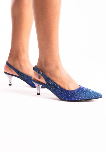 Lifestyle image of Ferryanne BLUE OMBRE SATIN/STONES