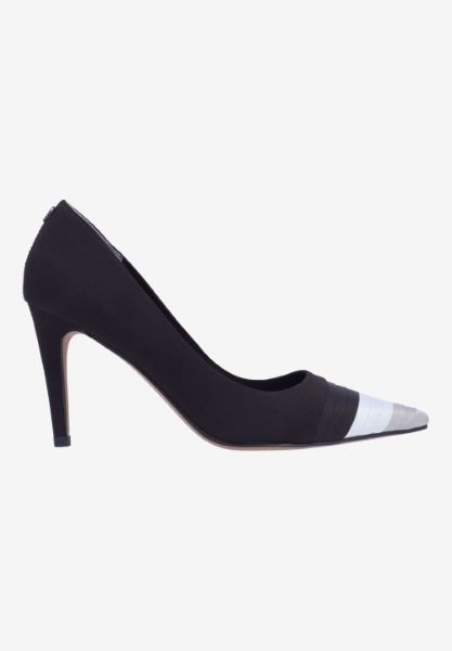 Right side view of Garbina BLACK SATIN