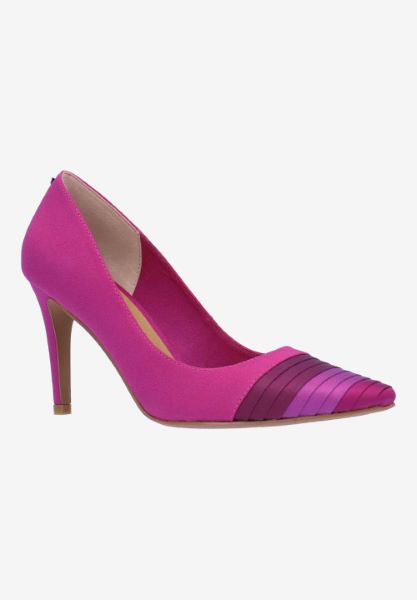 Front view of Garbina PURPLE SATIN