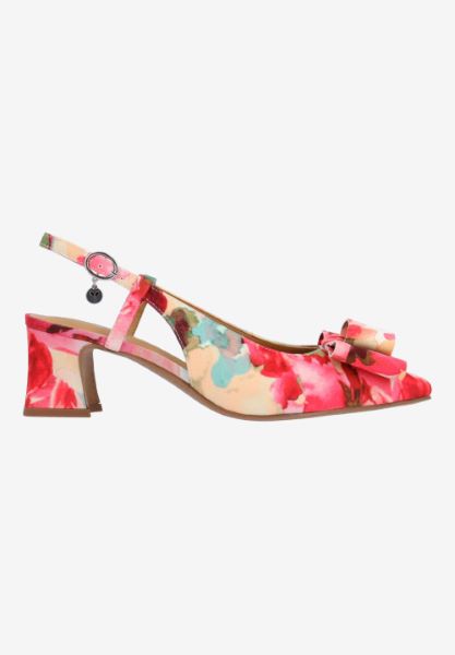 Right side view of Greer PINK/GREEN/WHITE MULTI