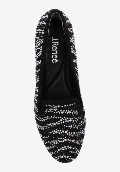 Top view of Hanuko BLACK/CLEAR SUEDE