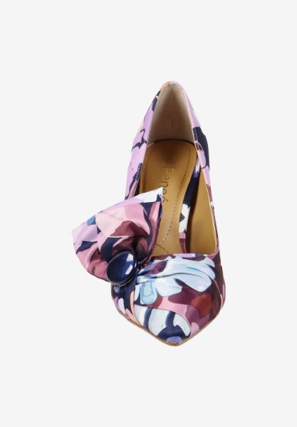 J. Renee' Hirisha Purple Fabric Women's Slip On Pump