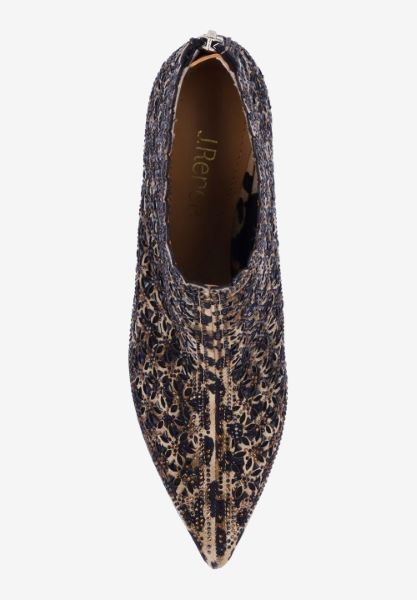 Top view of Jacinta BROWN/BLACK ANIMAL PRINT/STUDS