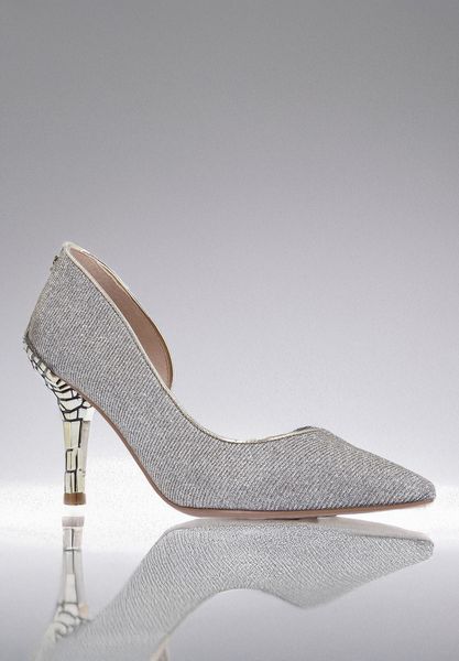 Lifestyle image of Jeanine PEWTER GLITTER/GOLD SPECCHIO
