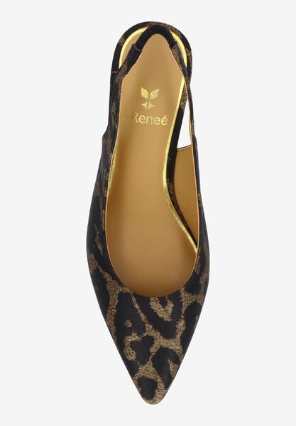 Top view of Jeyora BROWN/BLACK LEOPARD PRINT