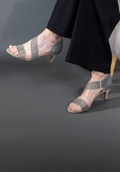Lifestyle image of Jivika PEWTER SNOW DOT/GLITTER