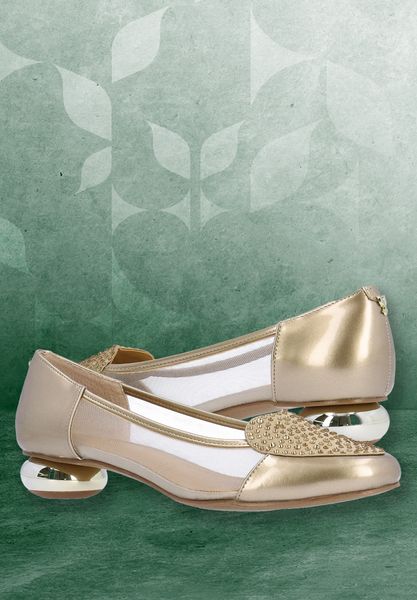 Lifestyle image of Jooliete BEIGE PATENT/SATIN/MESH
