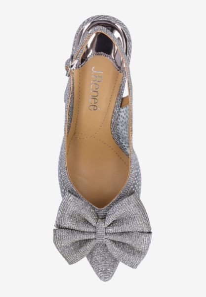 Top view of Kadence PEWTER GLITTER/MESH