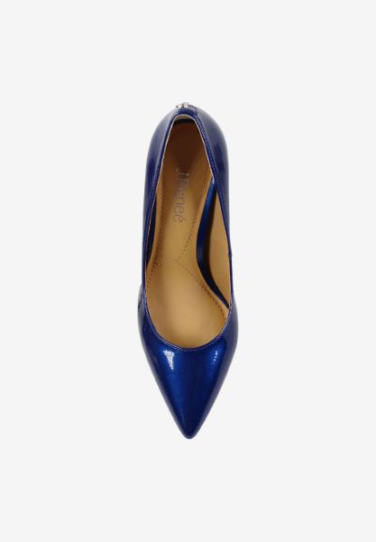 Top view of Kanan COBALT BLUE PATENT