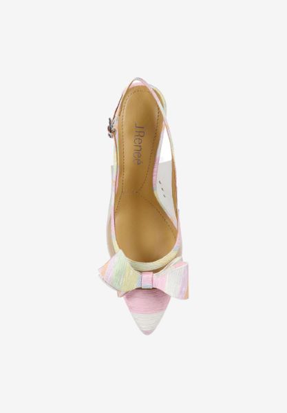 Top view of Karunya CLEAR/PASTEL MULTI STRIPE