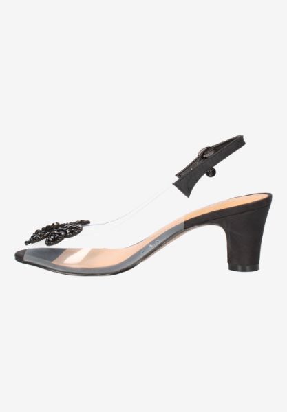 Left side view of Kerensa CLEAR/BLACK