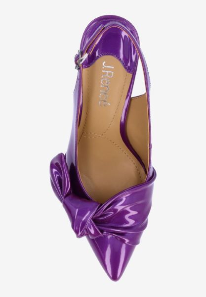 Top view of Lenore PURPLE PATENT