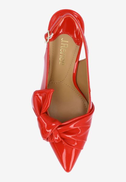 Top view of Lenore RED PATENT