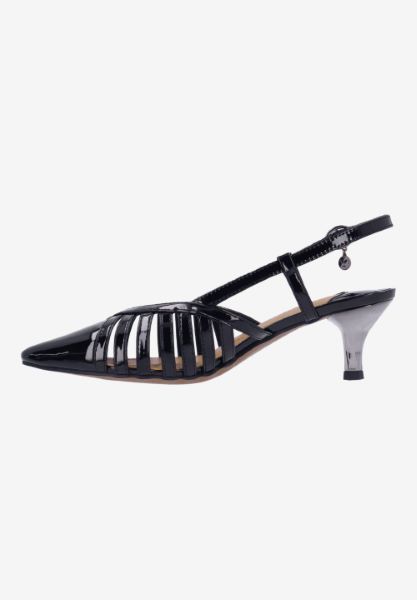 Left side view of Lorel BLACK PATENT