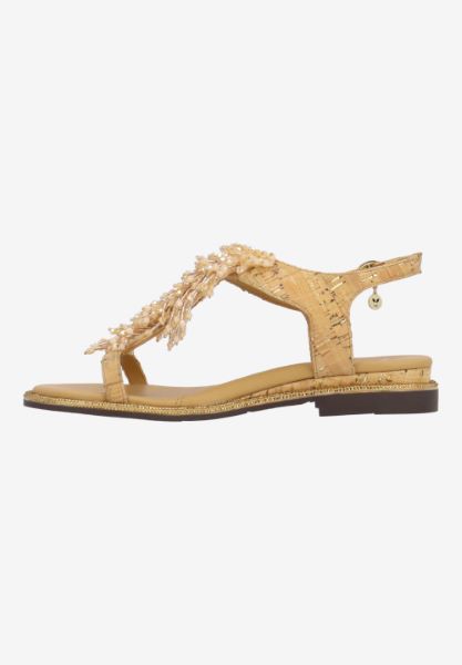 Left side view of Lunaria NATURAL/GOLD CORK