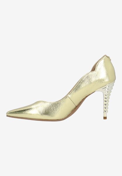 Left side view of Lunessa GOLD MET. NAPPA
