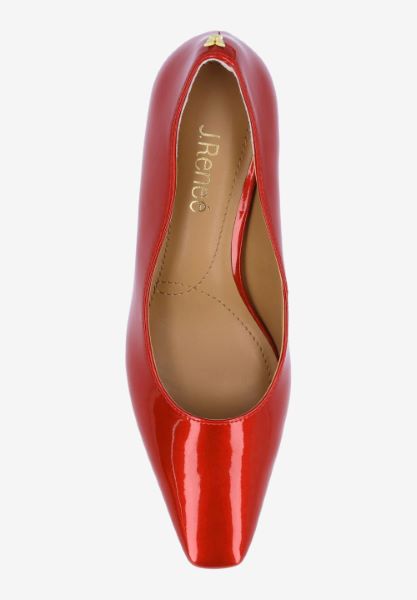 Top view of Lysandra RED PATENT