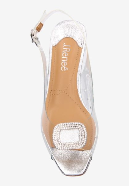 Top view of Madeleina CLEAR/SILVER