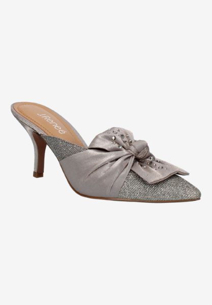 Front view of Mianna PEWTER DANCE GLITTER