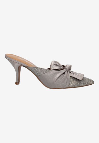 Right side view of Mianna PEWTER DANCE GLITTER