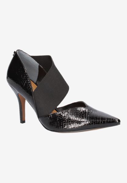 Front view of Miara BLACK SNAKE PRINT