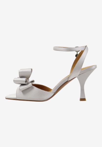Left side view of Nishia STEEL GRAY SATIN