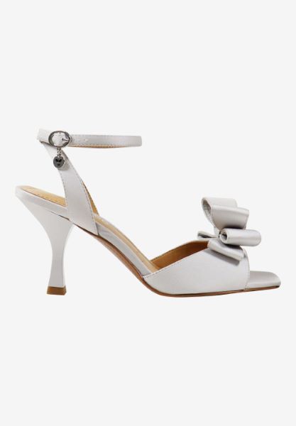 Right side view of Nishia STEEL GRAY SATIN