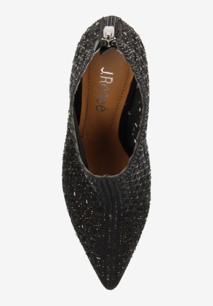 Top view of Nishita BLACK SATIN