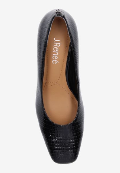 Top view of Olivienne BLACK LIZARD PRINT