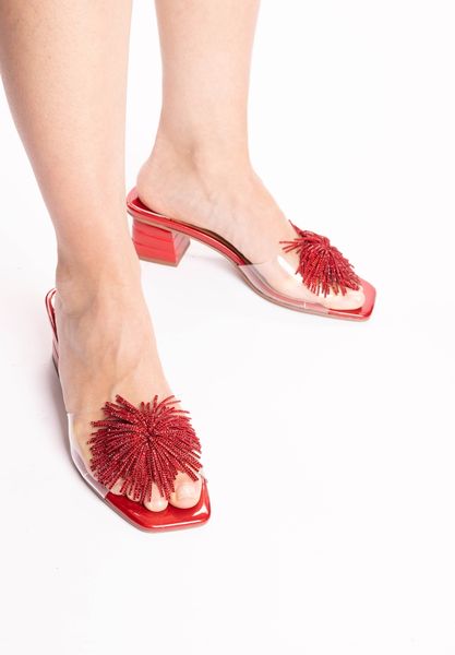 Lifestyle image of Ozara CLEAR/RED PATENT